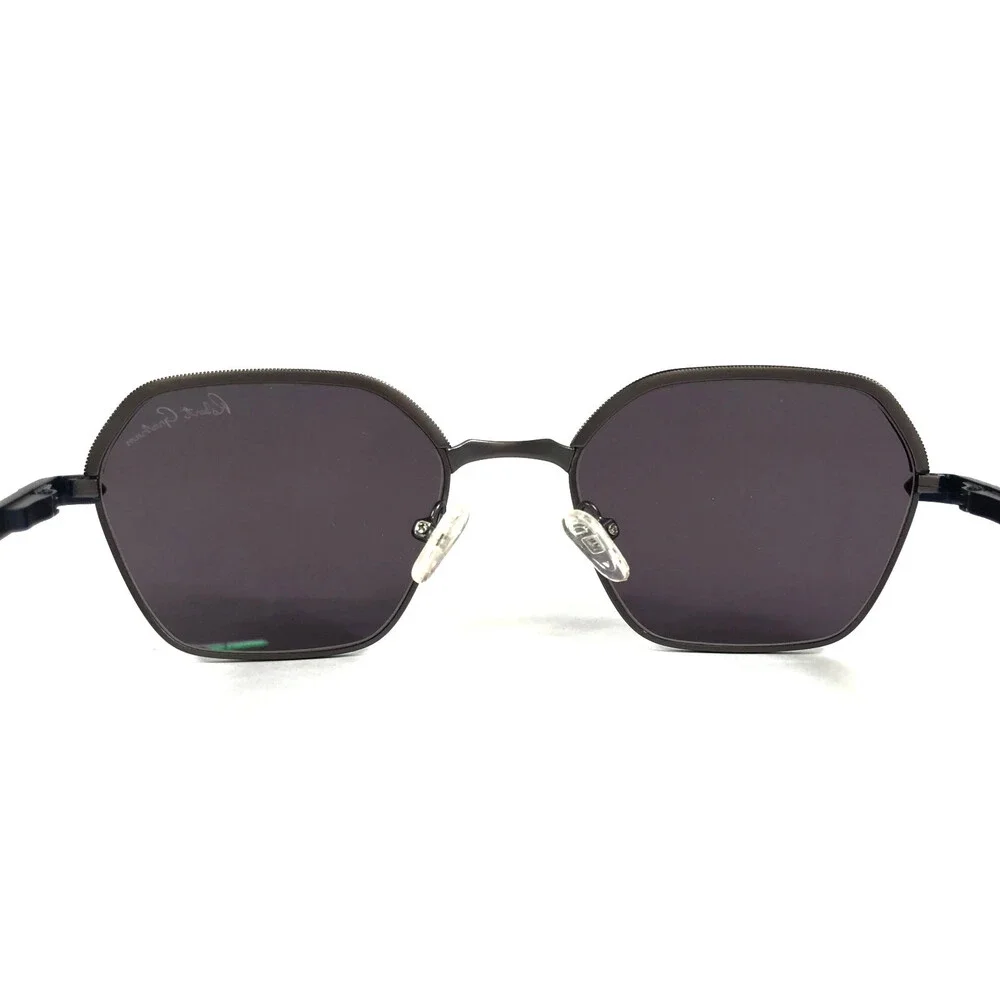 Robert Graham Sunglasses APOLLO GUN Gunmetal Blue Frames w/ Purple Mirror Lenses